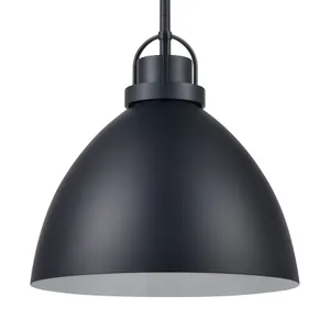 Somerville 12'' Wide 1-Light Pendant - Matte Black 4
