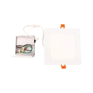 Mercury 6.75'' Wide Integrated LED Square Recessed Light - White 2
