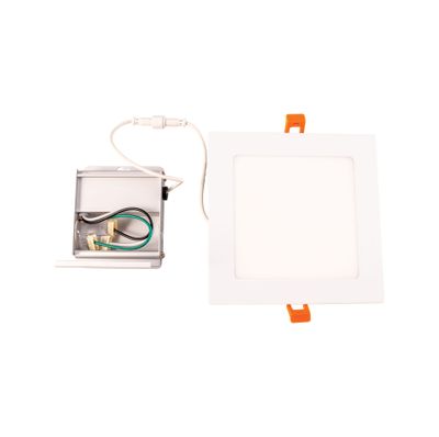 Mercury 6.75'' Wide Integrated LED Square Recessed Light - White
