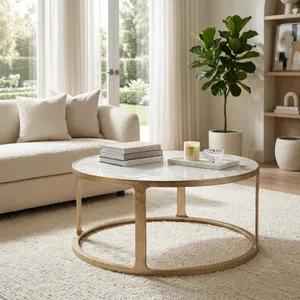 NELSONWAY GOLD COFFEE TABLE 20 (IN) 2