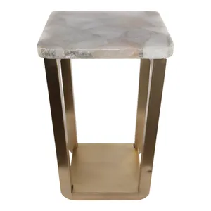 ADLERBURN WHITE TABLE 25 (IN) 6