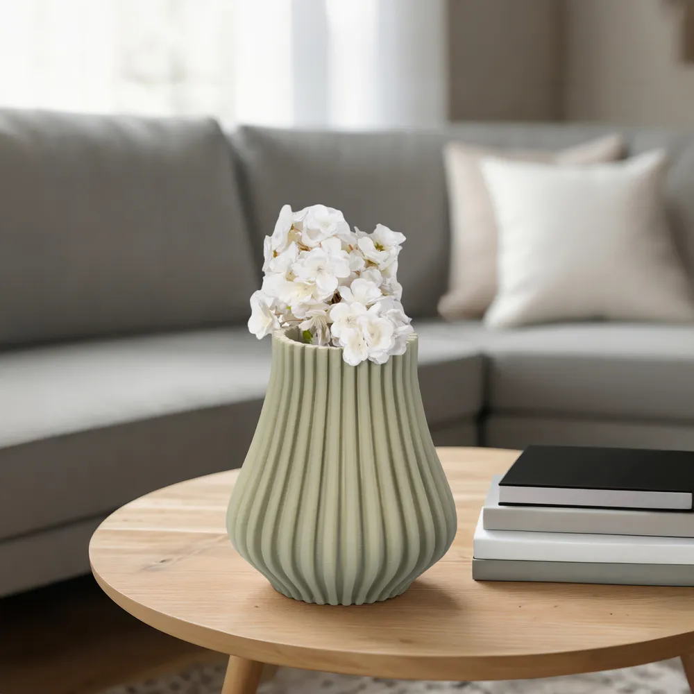 OPALBROOK TAN VASE 11 (IN)
