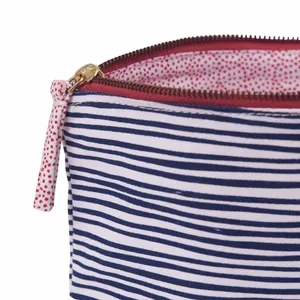 Suri Navy Medium Essential Canvas Pouch 4