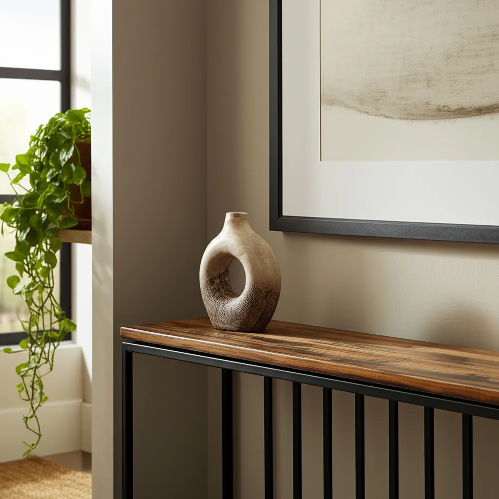 COVEDALE IVORY VASE 9 (IN)