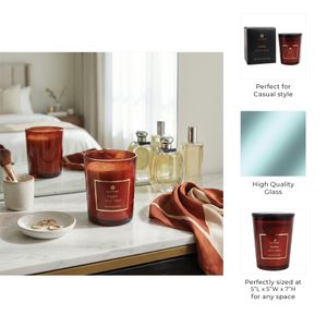 ROWANSTONE HAZEL AMBER & OAK CANDLE 7 (IN) 11