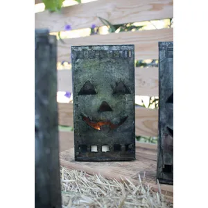 Tin Bag Jack-O-Lantern Luminary 3