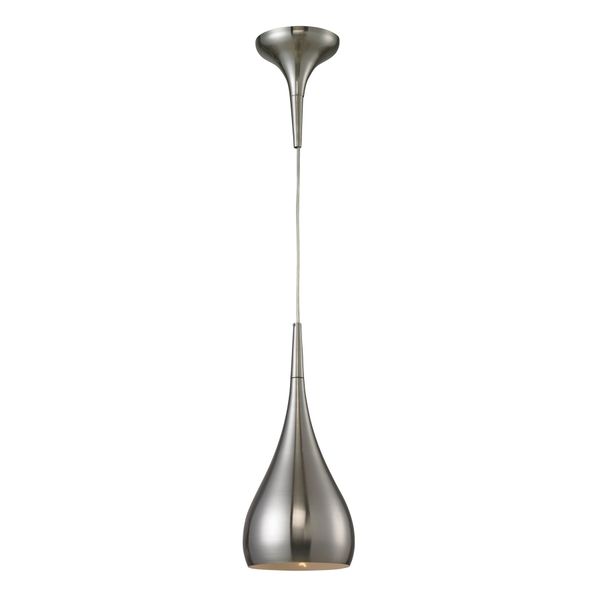 Lindsey 6'' Wide 1-Light Mini Pendant - Satin Nickel