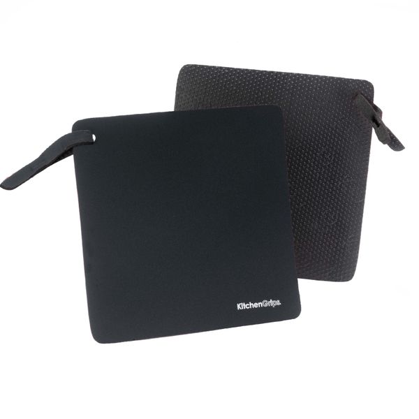 KG Pot Grabber, 7"/18cm, 2pc Set, Black/Black FLxaPrene