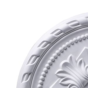 Corinthian 22'' Wide Medallion - White 3