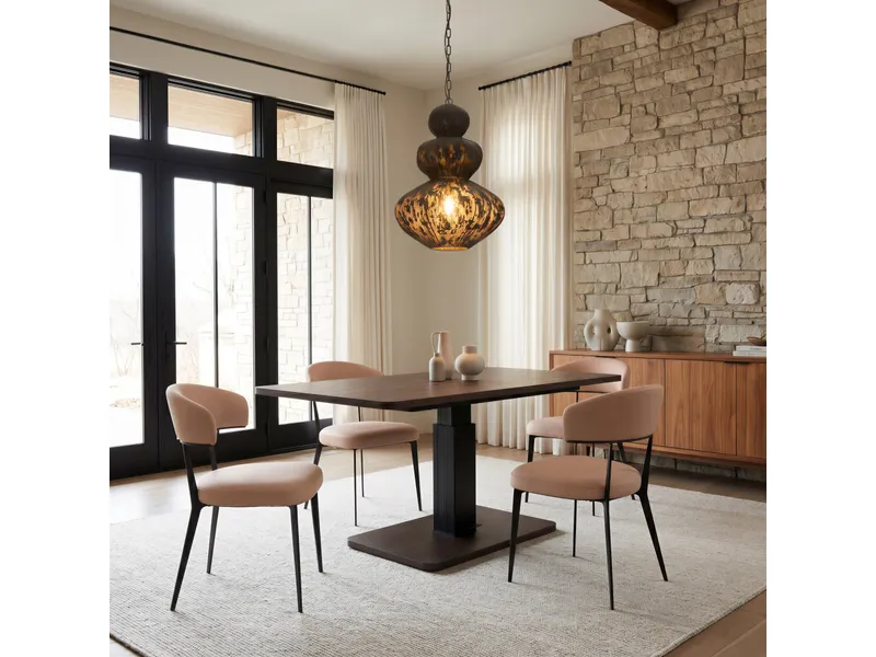 Brule Adjustable Dining Table Walnut 14