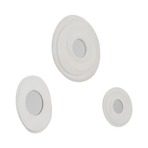 DALETON SET OF 3 GRAY MIRRORS 25 (IN) 3