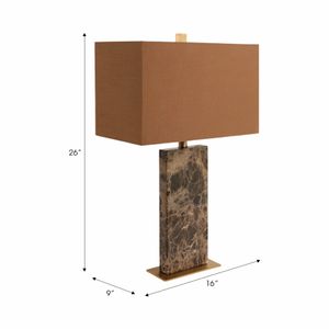 RUTHWOOD BROWN LAMP 27 (IN) 8