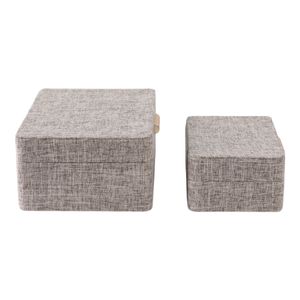 EVERTONPORT SET OF 2 BROWN BOXES 5 (IN) 7