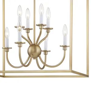 Prescott 24'' Wide 8-Light Chandelier - Warm Brass 5