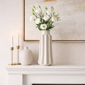 BAKERHAVEN TAUPE VASE 19 (IN) 12