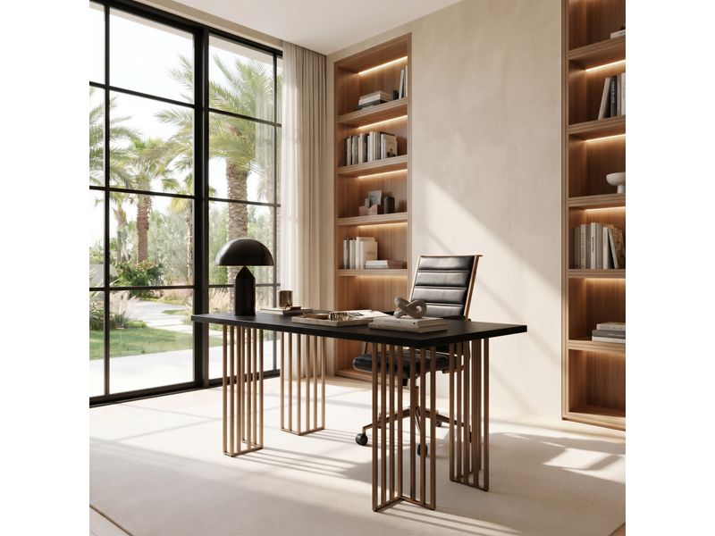 Gardo Desk Black & Brass 2