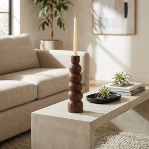 DALEYWIND BROWN CANDLE HOLDER 10 (IN) 2