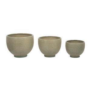 AIDENLEY SET OF 3 GREEN PLANTER 12 (IN) 4