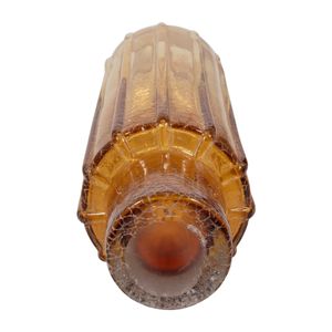 VINSON ORANGE GLASS VASE 20 (IN) 7