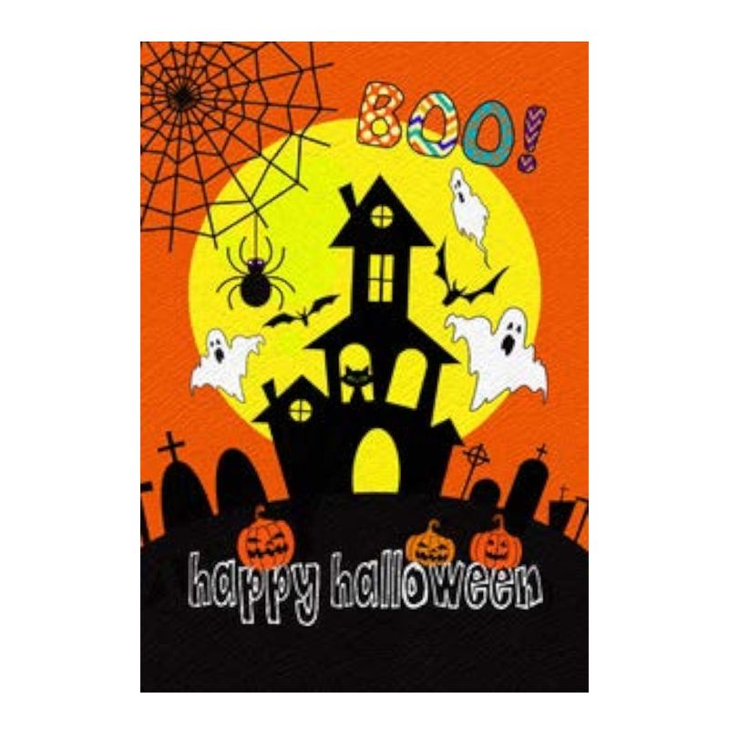12X18IN HAPPY HALLOWEEN BOO