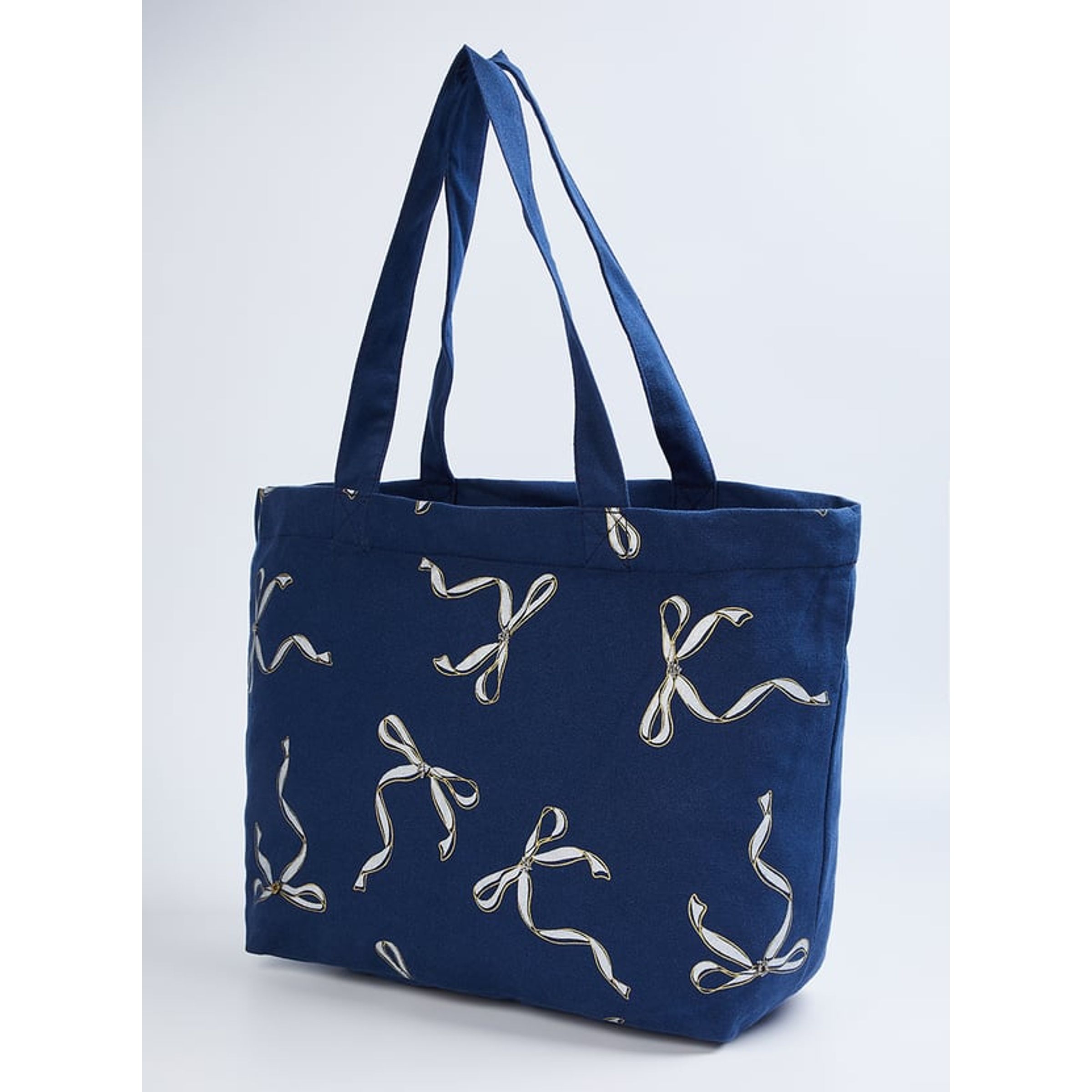 REPEAT ANCHOR CANVAS HIP BAG - NAVY