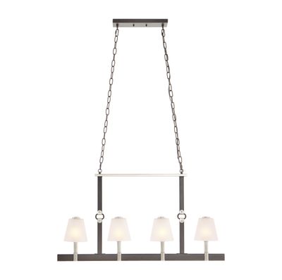 Armstrong Grove 36″ Wide 4-Light Linear Chandelier - Espresso