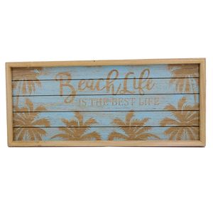 19-1/2" BEACH LIFE BEST LIFE SIGN 1
