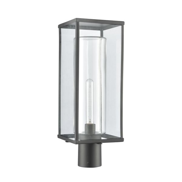 Augusta 19.75'' High 1-Light Outdoor Post Light - Matte Black