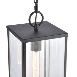 Augusta 7'' Wide 1-Light Outdoor Pendant - Matte Black 4