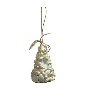 MIXED WHITE SHELL TREE ORNAMENT 1