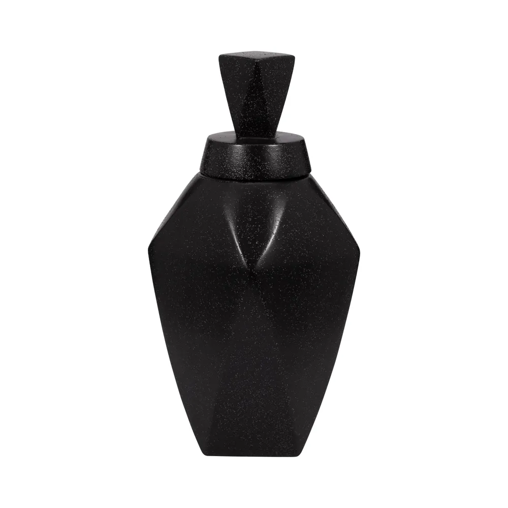 HALTONWORTH BLACK VASE 19 (IN)