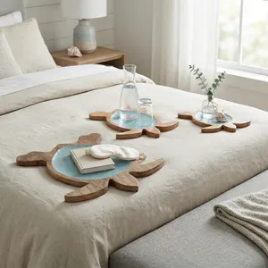 ROBINHAM SET OF 3 BLUE TRAY 1 (IN) 11