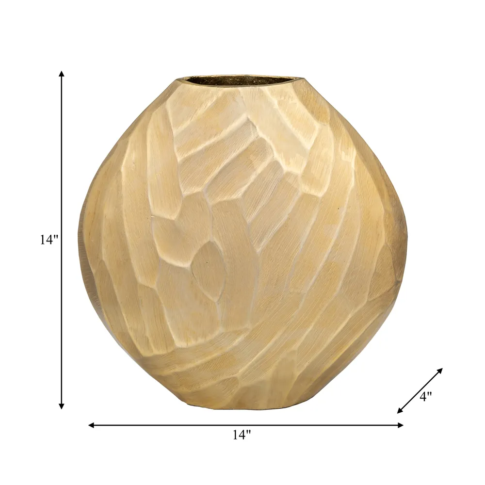 ARLENCLIFF GOLD VASE 14 (IN)