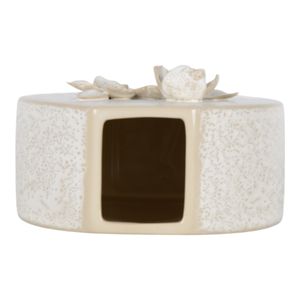 HAYESTON WHITE VASE 10 (IN) 7