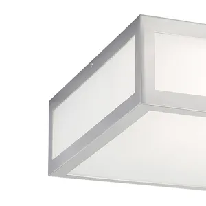 Kaset 15'' Wide 2-Light Flush Mount - Brushed Nickel 3