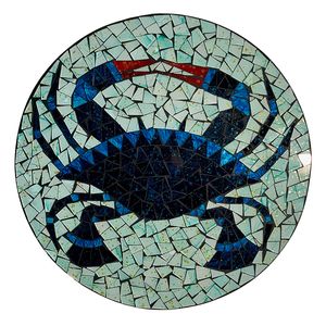 15-3/4" MOSAIC CRAB WALL PLAQUE 1