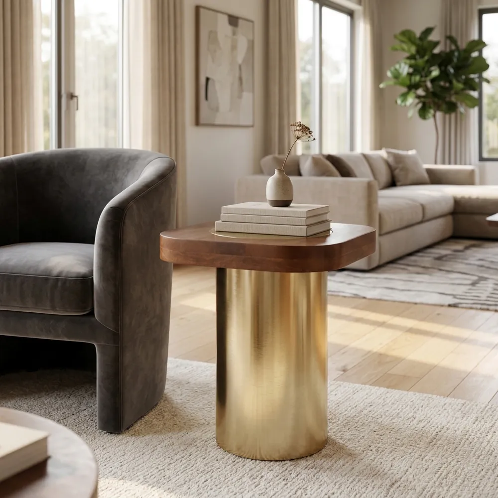 HALEYBURN GOLD TABLE 21 (IN)