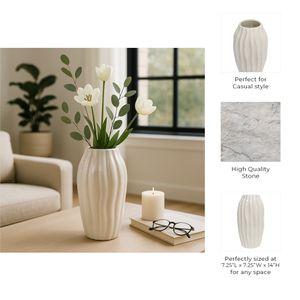 LINTONHAM IVORY VASE 14 (IN) 11