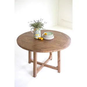 Round Wood Dining Table 6