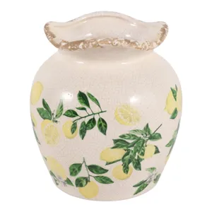 ROSEOAK YELLOW VASE 7 (IN) 4