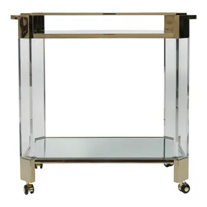 JUNEMORE CLEAR BAR CART 32 (IN) 5