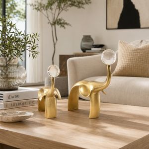 GROVERPARK SET OF 2 GOLD DECOR 9 (IN) 2