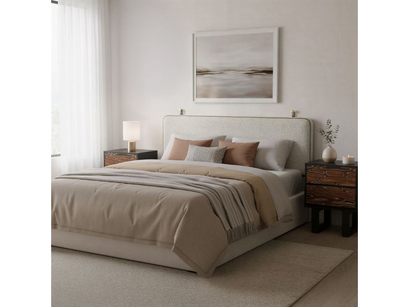 Aremi Nightstand Brown & Black 11
