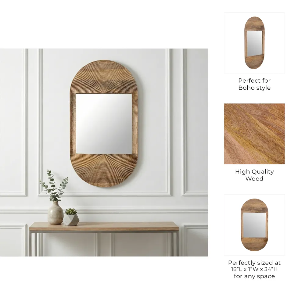 DAMIENMOOR BROWN MIRROR 34 (IN)