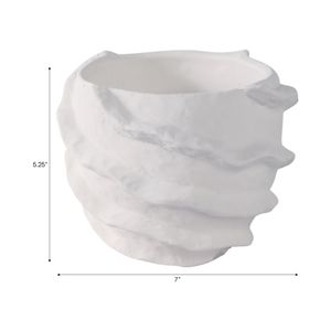 TARYNOAK WHITE PLANTER 6 (IN) 9