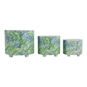 HARMONWIND SET OF 3 BLUE PLANTER 11 (IN) 1
