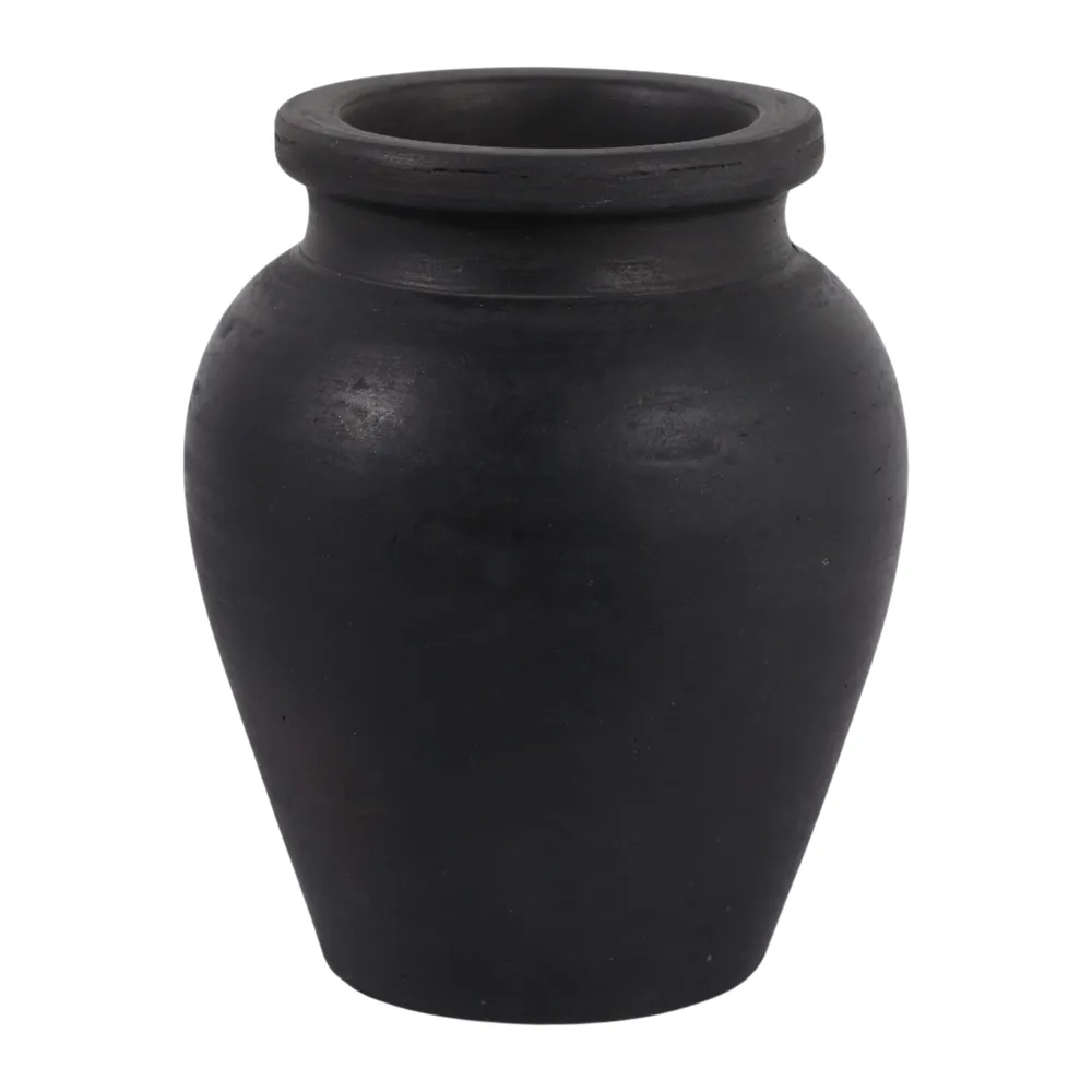 HAWLEYWORTH BLACK VASE 7 (IN)