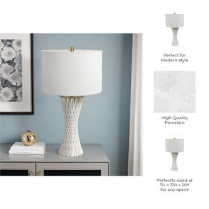 UPTONFORD WHITE LAMP 26 (IN) 8