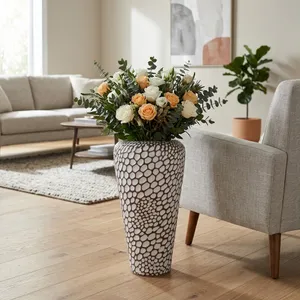 CORBINMORE WHITE VASE 24 (IN) 11