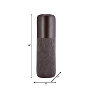 BECKHAVEN BROWN VASE 18 (IN) 8